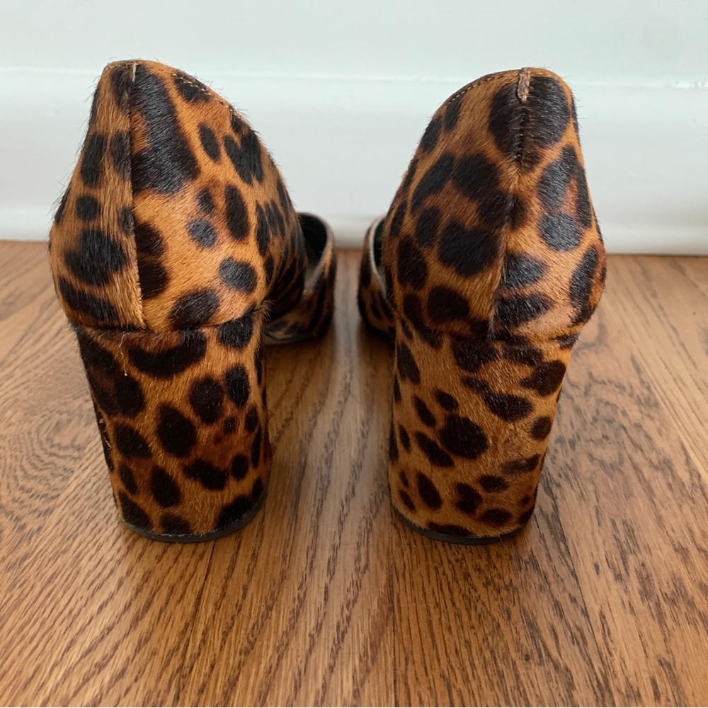 1.State Leopard Print Block Heels In Size 7.5 - image 4